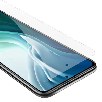 Oklepni film Cadorabo, združljiv z Xiaomi - zaščitnim filmom v visoki prosojnosti - kaljeno zaščitno steklo v 9H trdoti s 3D združljivostjo na dotik