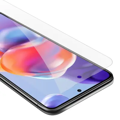 Oklepni film Cadorabo, združljiv z Xiaomi - zaščitnim filmom v visoki prosojnosti - kaljeno zaščitno steklo v 9H trdoti s 3D združljivostjo na dotik