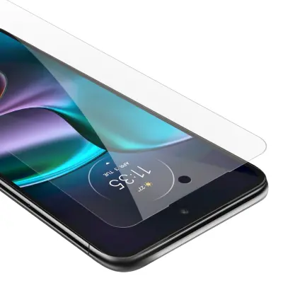 Oklepni film Cadorabo, združljiv z Motorola - zaščitnim filmom v visoki prosojnosti - kaljeno zaščitno steklo v 9H trdoti s 3D združljivostjo na dotik