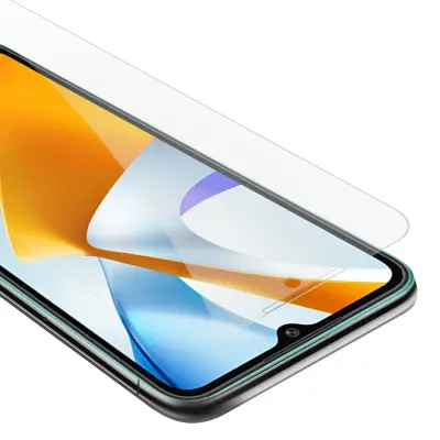 Oklepni film Cadorabo, združljiv z Xiaomi - zaščitnim filmom v visoki prosojnosti - kaljeno zaščitno steklo v 9H trdoti s 3D združljivostjo na dotik