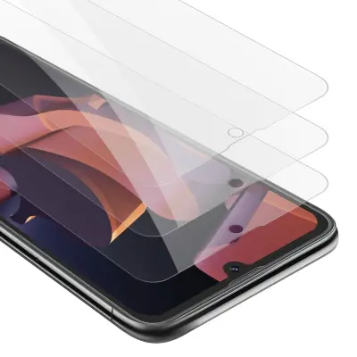 CADORABO Blackview - Zaščitni film v visoki prosojnosti - 3 -paket kaljeno zaščitno steklo v 9H trdoti s 3D združljivostjo na dotik