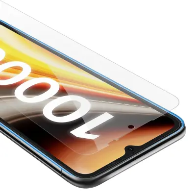 CADORABO Umidigi - zaščitnim filmom v visoki prosojnosti - kaljeno zaslonsko zaščitno steklo v 9H trdoti s 3D združljivostjo na dotik