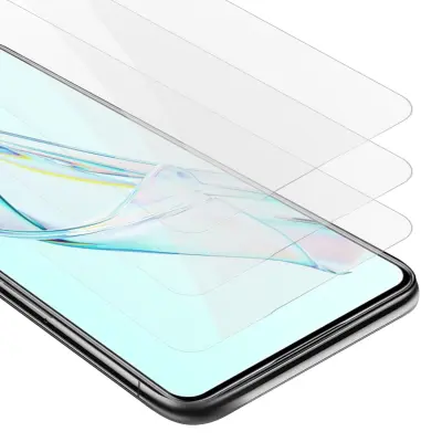 CADORABO ZTE - zaščitnim filmom v visoki prosojnosti - 3 -paket kaljeno zaščitno steklo v 9H trdoti s 3D združljivostjo na dotik