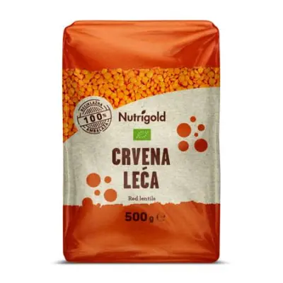 Leča rdeča, ekološka, 500 g