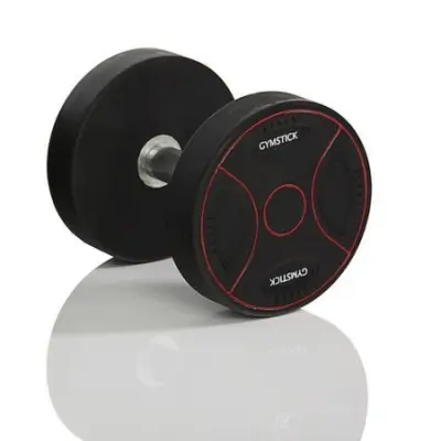 Gymstick Pro PU dumbbell, 15 kg