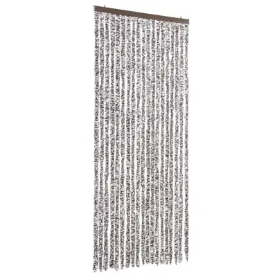 vidaXL Zavesa proti mrčesu rjava in bež 56x200 cm šenilja