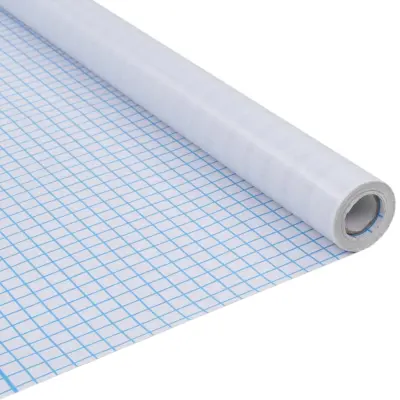 vidaXL Okenska folija matirana črte 0,9x100 m PVC
