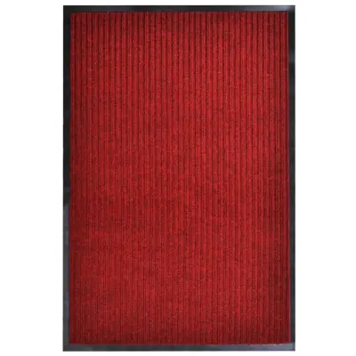vidaXL Predpražnik rdeč 117x220 cm PVC