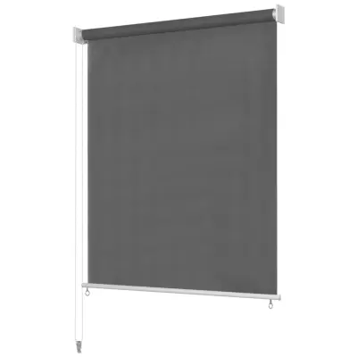 vidaXL Zunanje rolo senčilo 200x140 cm antracitne barve