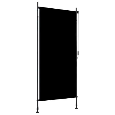 vidaXL Zunanje rolo senčilo 100x270 cm antracitno