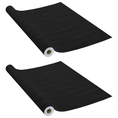 vidaXL Samolepilna folija za pohištvo 2 kosa naravna 500x90 cm PVC