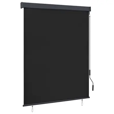 vidaXL Zunanje rolo senčilo 140x250 cm antracitno
