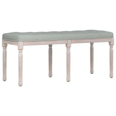 vidaXL Klop svetlo siva 110x40x49 cm žamet