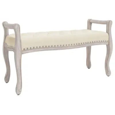 vidaXL Klop 110x45x60 cm laneno platno