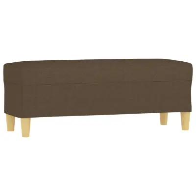 vidaXL Klop rjava 100x35x41 cm blago