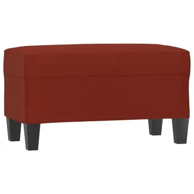 vidaXL Klop vinsko rdeča 70x35x41 cm umetno usnje