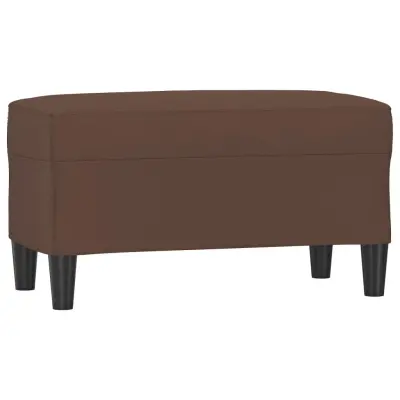 vidaXL Klop rjava 70x35x41 cm umetno usnje