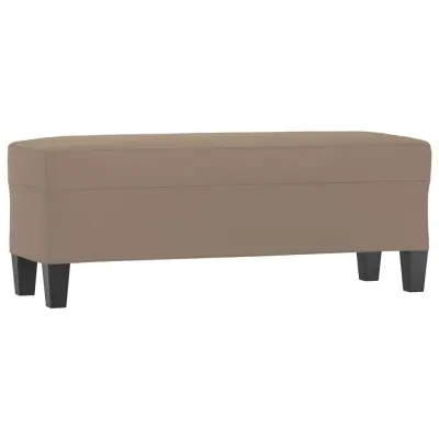 vidaXL Klop taupe 100x35x41 cm tkanina iz mikrovlaken