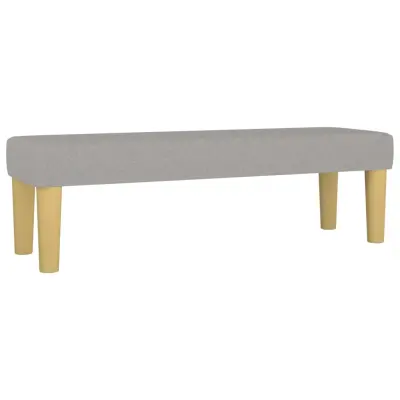 vidaXL Klop svetlo siva 100x30x30 cm blago
