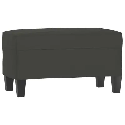 vidaXL Klop temno siva 70x35x41 cm tkanina iz mikrovlaken