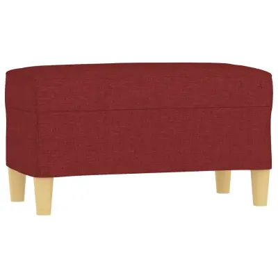 vidaXL Klop vinsko rdeča 70x35x41 cm blago