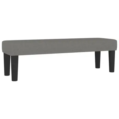 vidaXL Klop temno siva 100x30x30 cm blago