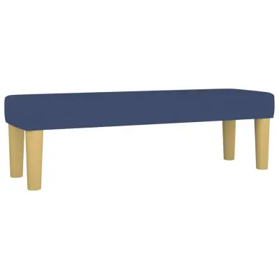 vidaXL Klop modra 100x30x30 cm blago
