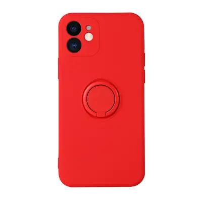Ovitek Silicone RING Iphone XR, rdeč