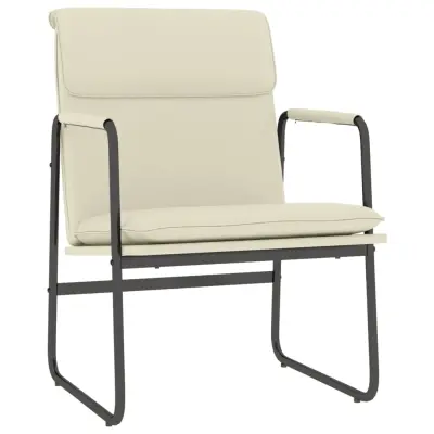 vidaXL Počivalnik krem 55x64x80 cm umetno usnje