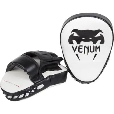 Venum Light Focus Mitts, White/Black