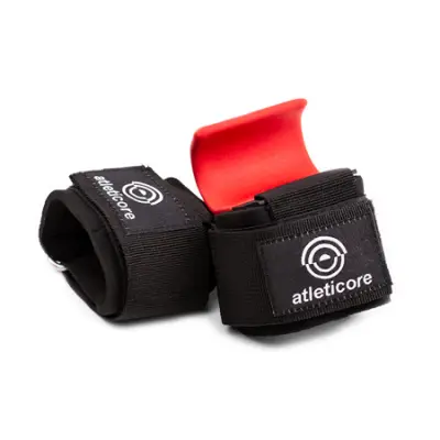 Weightlifting Hooks, Black/Grey