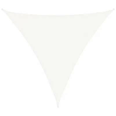 vidaXL Senčno jadro 160 g/m² belo 4,5x4,5x4,5 m HDPE