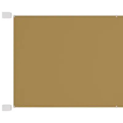 vidaXL Vertikalna markiza bež 140x600 cm tkanina oxford