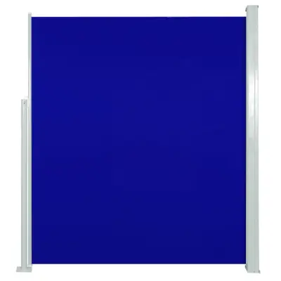 vidaXL Zložljiva stranska tenda za teraso 160x300 cm modra
