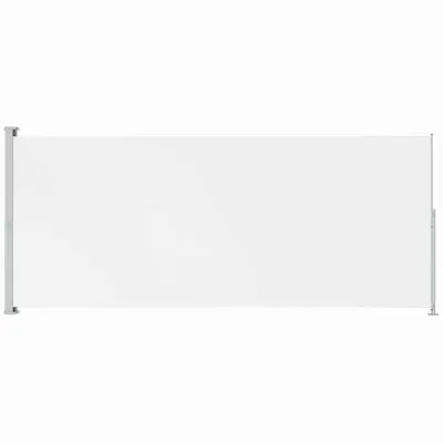 vidaXL Zložljiva stranska tenda za teraso 200x500 cm krem