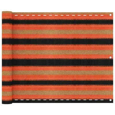 vidaXL Balkonsko platno večbarvno 75x400 cm HDPE