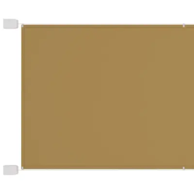 vidaXL Vertikalna markiza bež 140x800 cm tkanina oxford