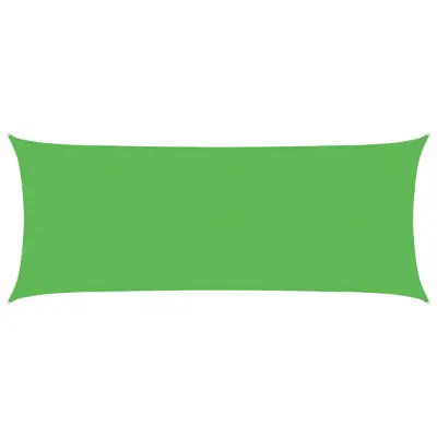 vidaXL Senčno jadro 160 g/m² svetlo zeleno 2x4,5 m HDPE