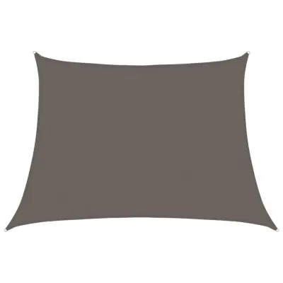 vidaXL Senčno jadro 160 g/m² antracit 4/5x3 m HDPE