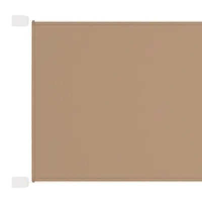 vidaXL Vertikalna markiza taupe 140x420 cm tkanina oxford
