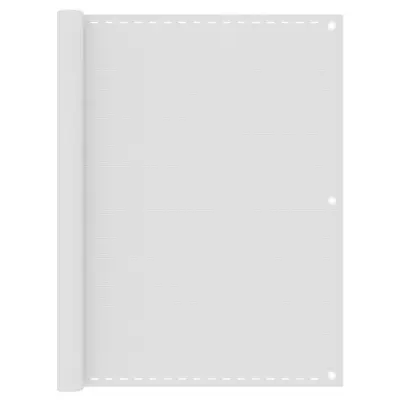 vidaXL Balkonsko platno belo 120x300 cm HDPE