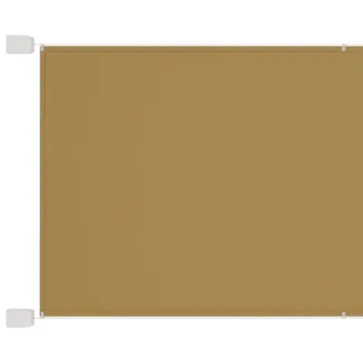 vidaXL Vertikalna markiza bež 140x420 cm tkanina oxford