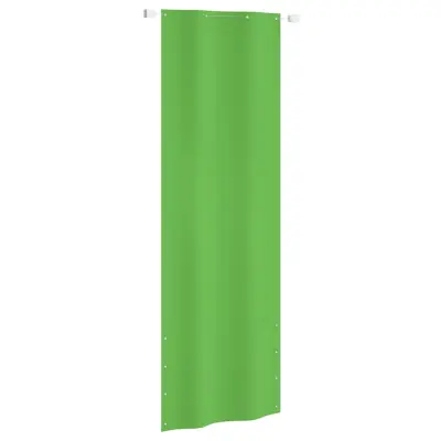vidaXL Balkonsko platno svetlo zeleno 80x240 cm tkanina Oxford