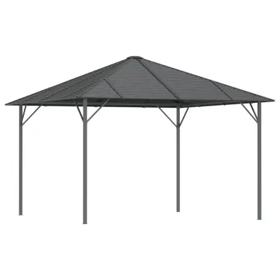 vidaXL Paviljon s streho 3x3 m antraciten