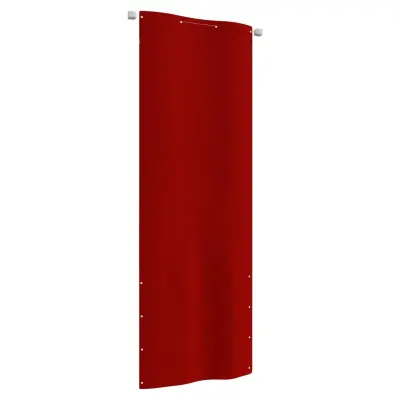 vidaXL Balkonsko platno rdeče 80x240 cm tkanina Oxford