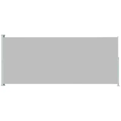 vidaXL Zložljiva stranska tenda za teraso 220x500 cm siva