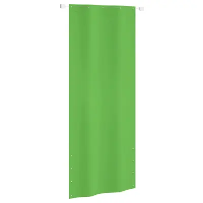 vidaXL Balkonsko platno svetlo zeleno 100x240 cm tkanina Oxford