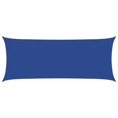 vidaXL Senčno jadro 160 g/m² modro 2x5 m HDPE