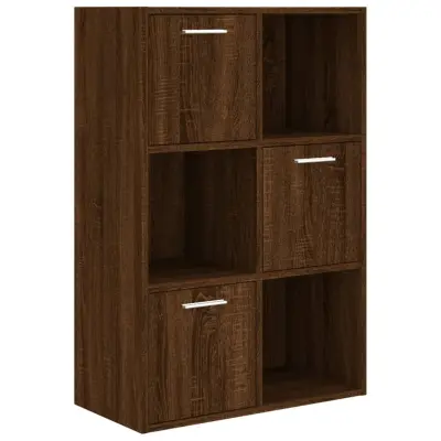 vidaXL Omara za shranjevanje rjav hrast 60x29,5x90 cm