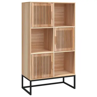 vidaXL Visoka omara 70x35x125 cm inženirski les